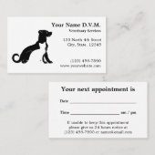 ミニマル獣医 予約カード (正面/裏面)