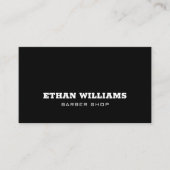 ミニマル理容師ショップの名刺 名刺 (正面)