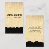 ミニマル生地 名刺 (正面/裏面)