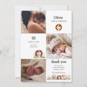 ミニマル生誕発表 招待状 (正面)