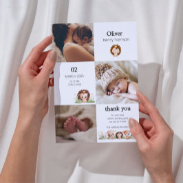 ミニマル生誕発表 招待状