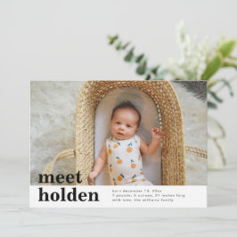 ミニマル生誕発表 |誕生のお知らせ 招待状