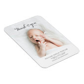 ミニマル男の赤ちゃんガール写真記念ギフト マグネット (右側)