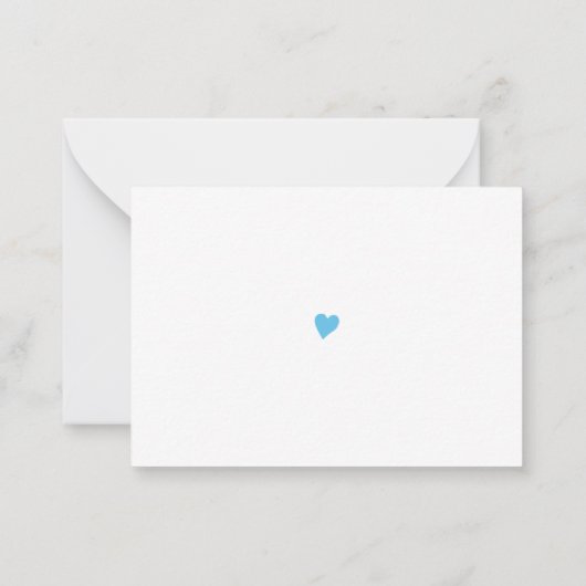 ミニマル男の赤ちゃんシャワーおむつラッフルノートカード ノートカード (裏面)