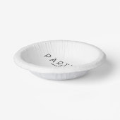 ミニマル男女兼用ス誕生日パーティー時間 ペーパーボウル (傾斜あり)