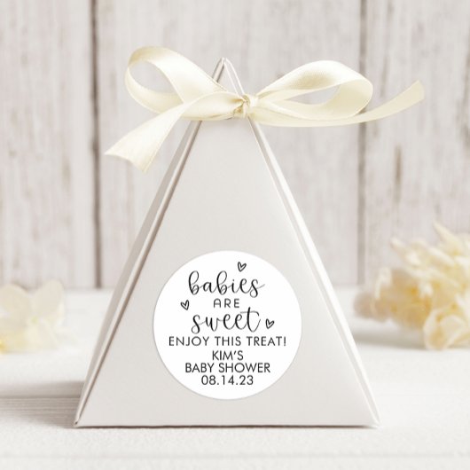 ミニマル男女兼用ベビーは甘い ラウンドシール