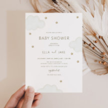 ミニマル男女兼用リストクラウド星ベビーシャワー