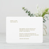 ミニマル男女兼用誕生 案内状 (スタンド正面)