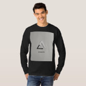 ミニマル男性用tシャツデザイン tシャツ (正面フル)