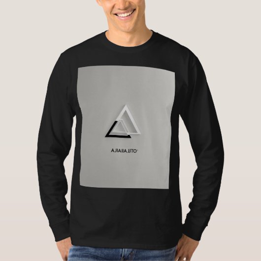 ミニマル男性用tシャツデザイン tシャツ (正面)