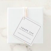 ミニマル白い結婚四角感謝してい君 フェイバータグ (インサイチュ)