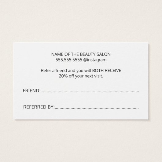 ミニマル白フェイク金ゴールド線ハート (裏面)