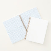 ミニマル白無地の平色シンプルエレガント ノートブック (内部)