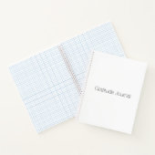 ミニマル白黒カスタム感謝ジャーナル ノートブック (内部)