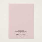 ミニマル白黒シンプルピンクイヤリングディスプレイ (裏面)