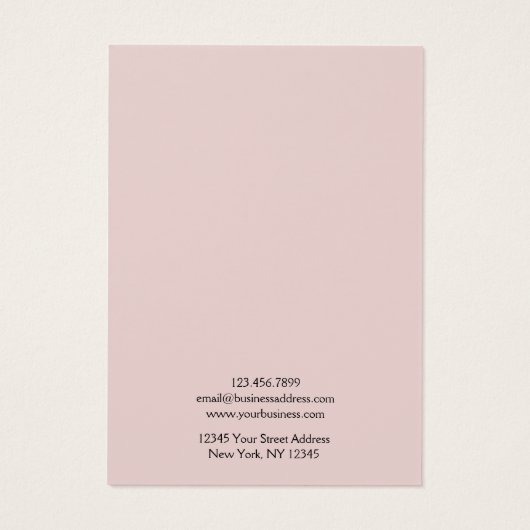 ミニマル白黒シンプルピンクイヤリングディスプレイ (裏面)