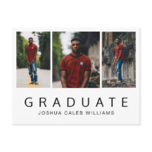 ミニマル白黒フォトコラージュ卒業