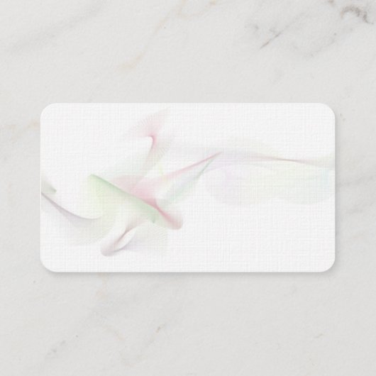 ミニマル白黒プレーンモダン抽象芸術 名刺 (裏面)