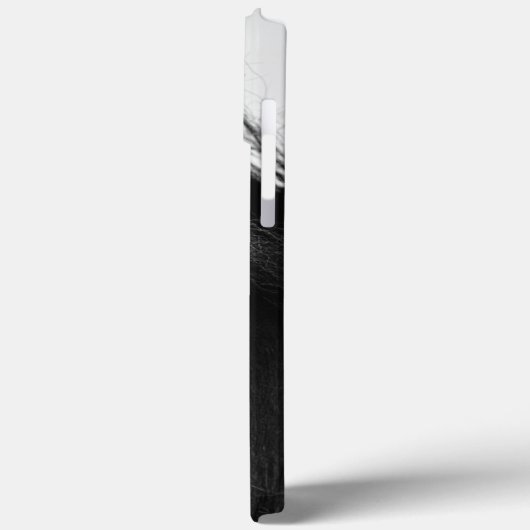ミニマル白黒ホースポートレート馬術団 Case-Mate iPhoneケース (裏面 / 左)