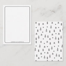 ミニマル白黒冬林パターン名