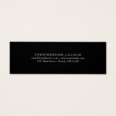 ミニマル白黒割引コードクーポン (裏面)