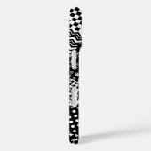 ミニマル白黒混合パターンスタイル Case-Mate iPhoneケース (裏面 / 右)