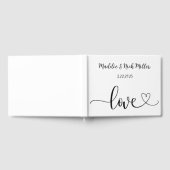 ミニマル白黒結婚ズ ゲストブック (全面)