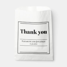 ミニマル白黒結婚ズ フェイバーバッグ