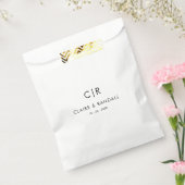 ミニマル白黒結婚ズ フェイバーバッグ (封をした状態)