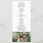 ミニマル白黒結婚ズ プログラム (裏面)