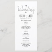 ミニマル白黒結婚ズ プログラム (正面)