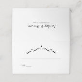 ミニマル白 プレイスカード (外部開封)