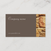 ミニマル石フォトグタフィー名刺 名刺 (正面)