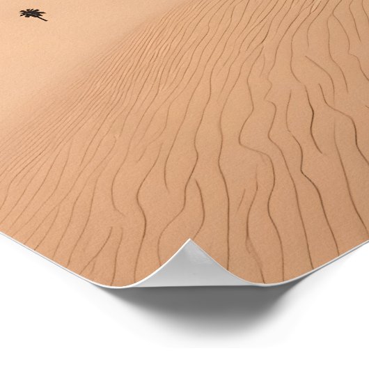 ミニマル砂漠 ポスター (角)