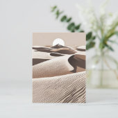 ミニマル砂漠 ポストカード (スタンド正面)