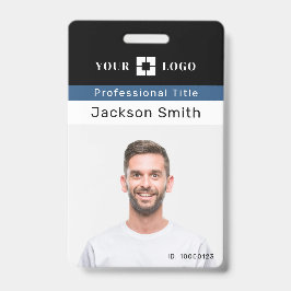 ミニマル社員名カスタム前と写真 バッジ