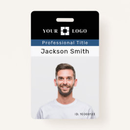 ミニマル社員名カスタム前と写真 バッジ