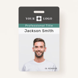 ミニマル社員名カスタム前と写真 バッジ