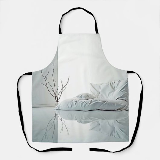 ミニマル禅インテリアデザイン エプロン (正面)