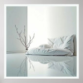 ミニマル禅インテリアデザイン ポスター (正面)