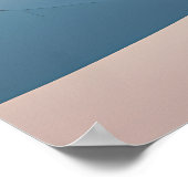 ミニマル禅サンライズレイクストレッチキャンバスプリント ポスター (角)