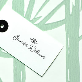 ミニマル禅書署名 ラバースタンプ