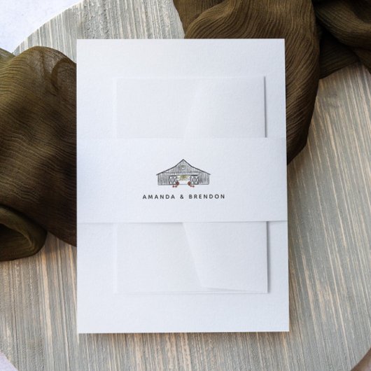 ミニマル秋バ結婚ンズ 招待状ベリーバンド