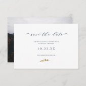 ミニマル秋水彩葉日付カードを保存 (正面/裏面)