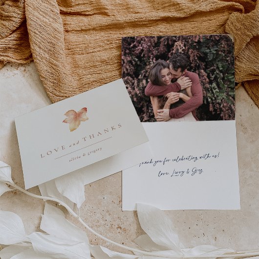 ミニマル秋葉写真内 サンキューカード