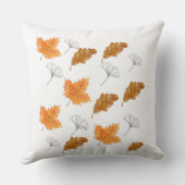 ミニマル秋装飾用クッション-抽象芸術ニュートラルホ クッション (裏面)