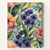 ミニマル空白のスSketchbook ノートブック (裏面)