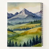 ミニマル空白のスSketchbook ノートブック (裏面)