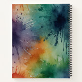 ミニマル空白のスSketchbook ノートブック (裏面)