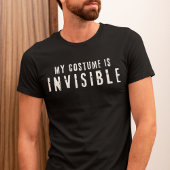 ミニマル簡単シンプル不可視ハロウィーンの衣装 トライブレンドＴシャツ